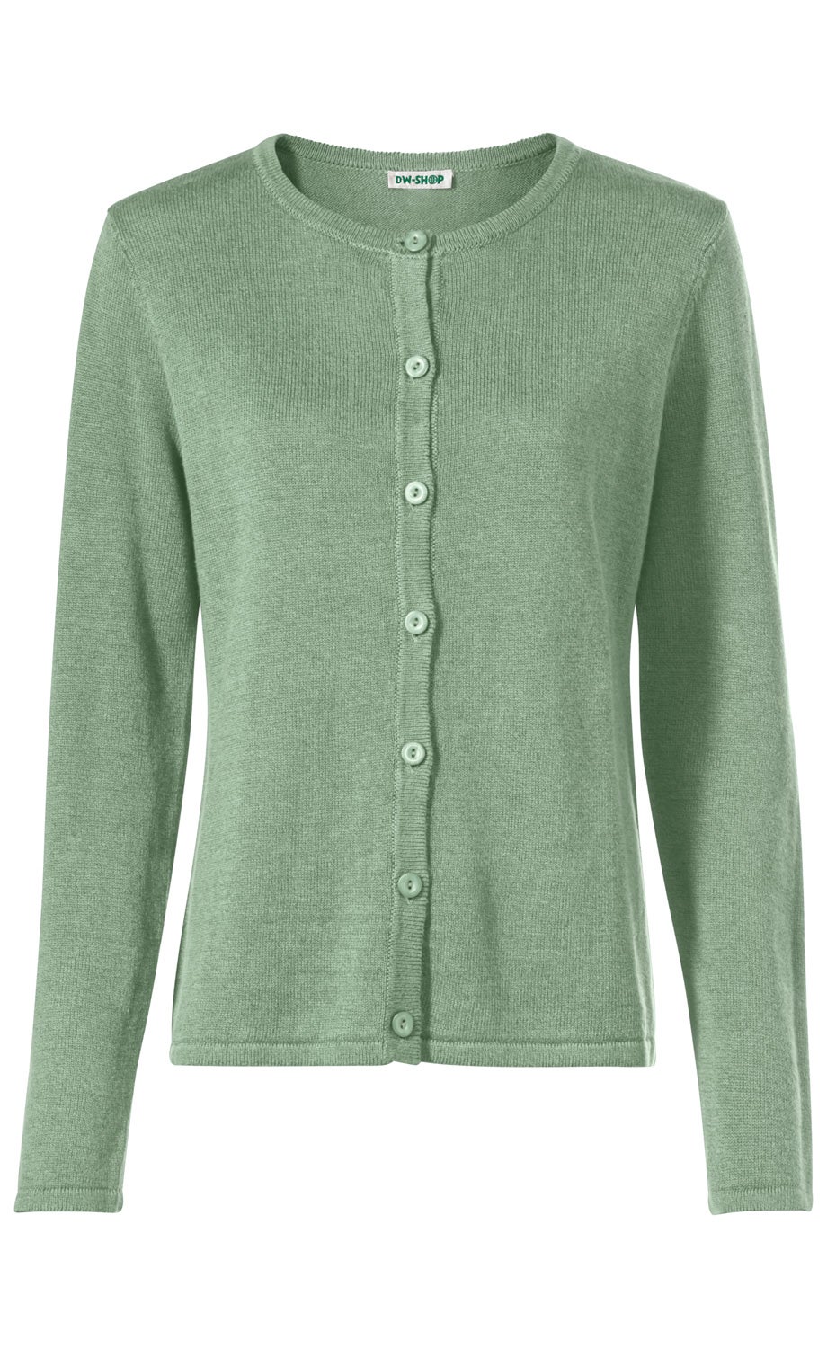 Leinen-Mix-Strickjacke