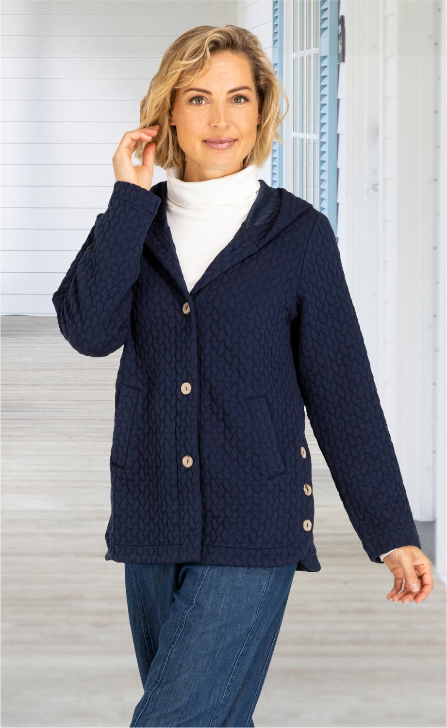 Viskose-Mix Jacke