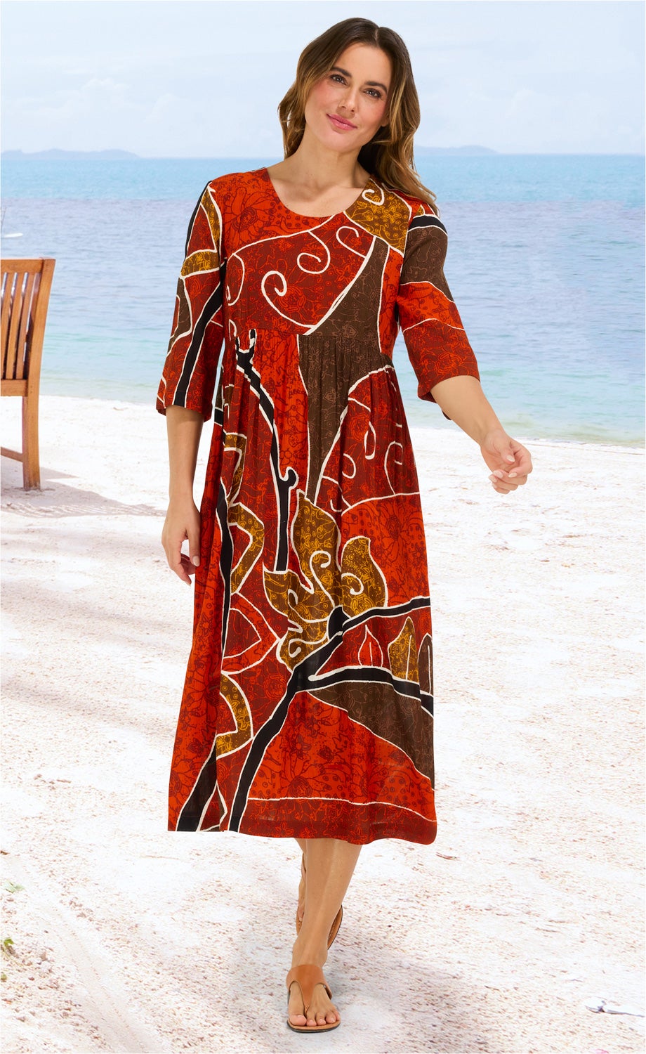 Viskose-Kleid