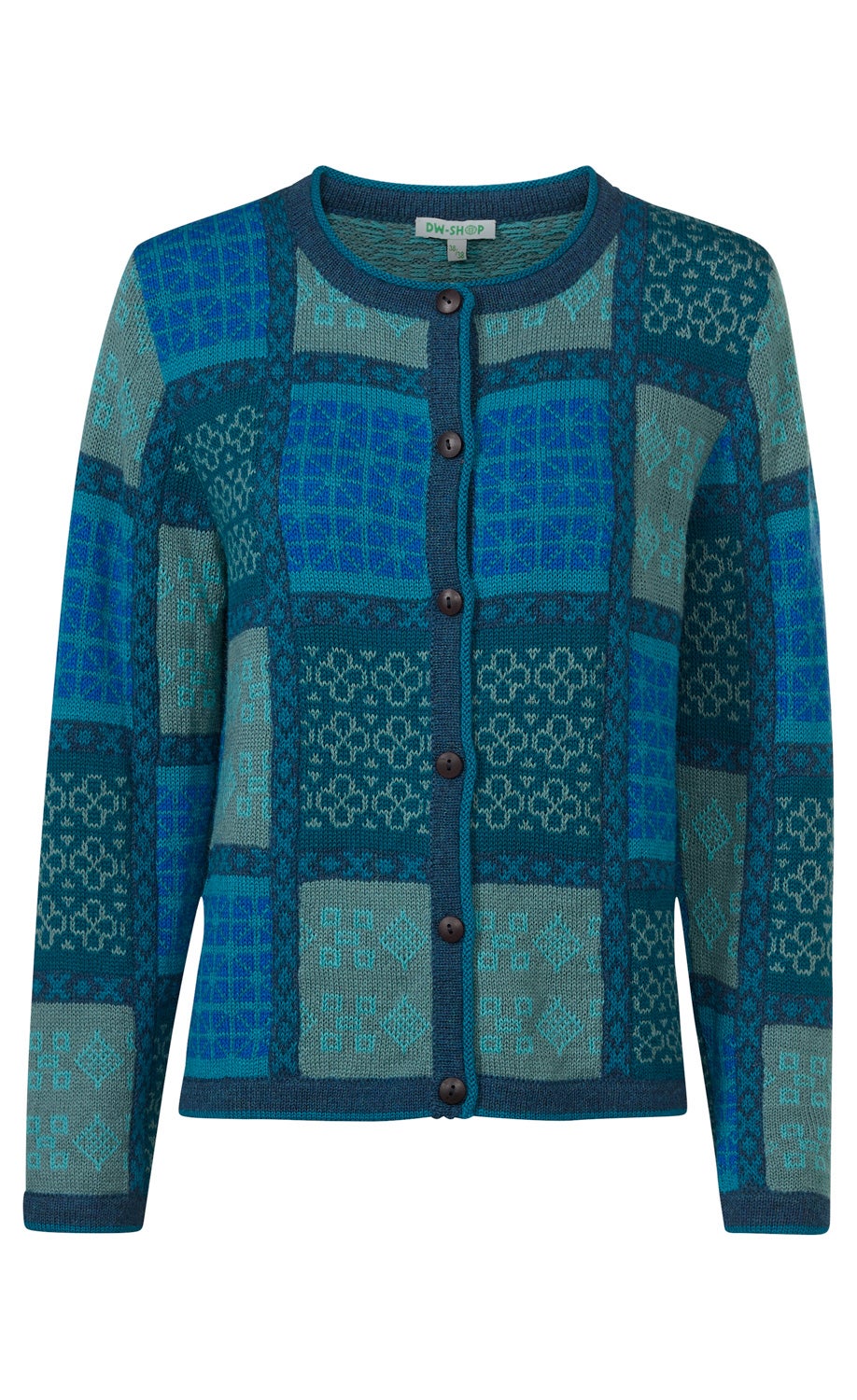 Alpaka-Strickjacke