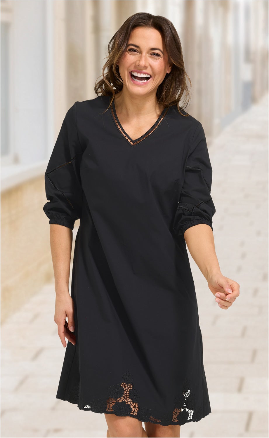 Baumwoll-Mix-Kleid