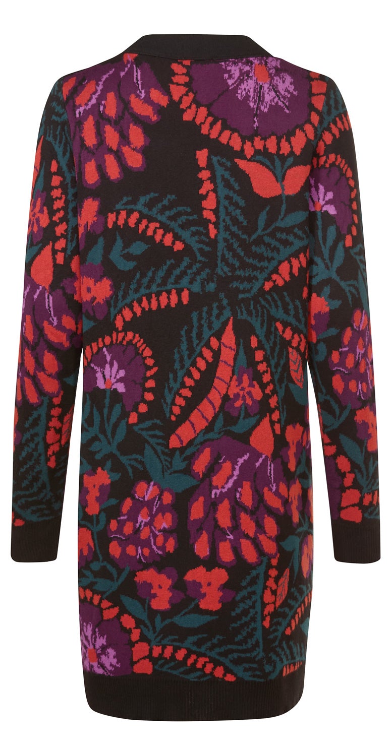 Baumwoll-Mix-Strickjacke