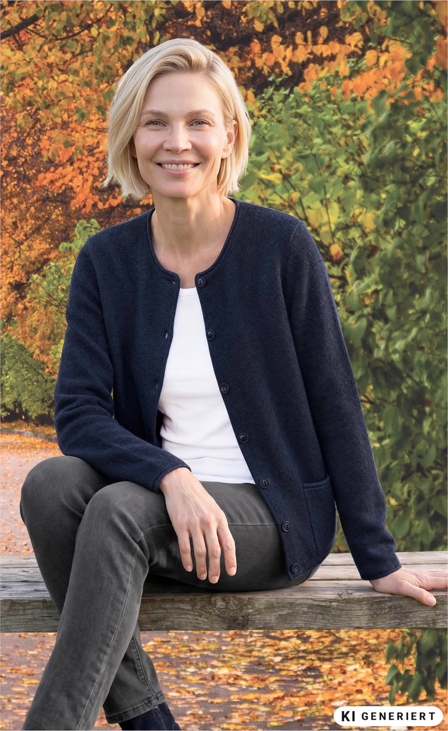 Woll-Mix-Strickjacke