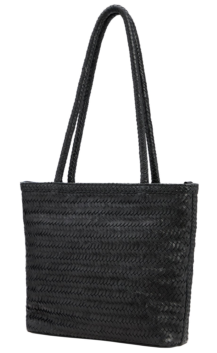 Ledertasche schwarz