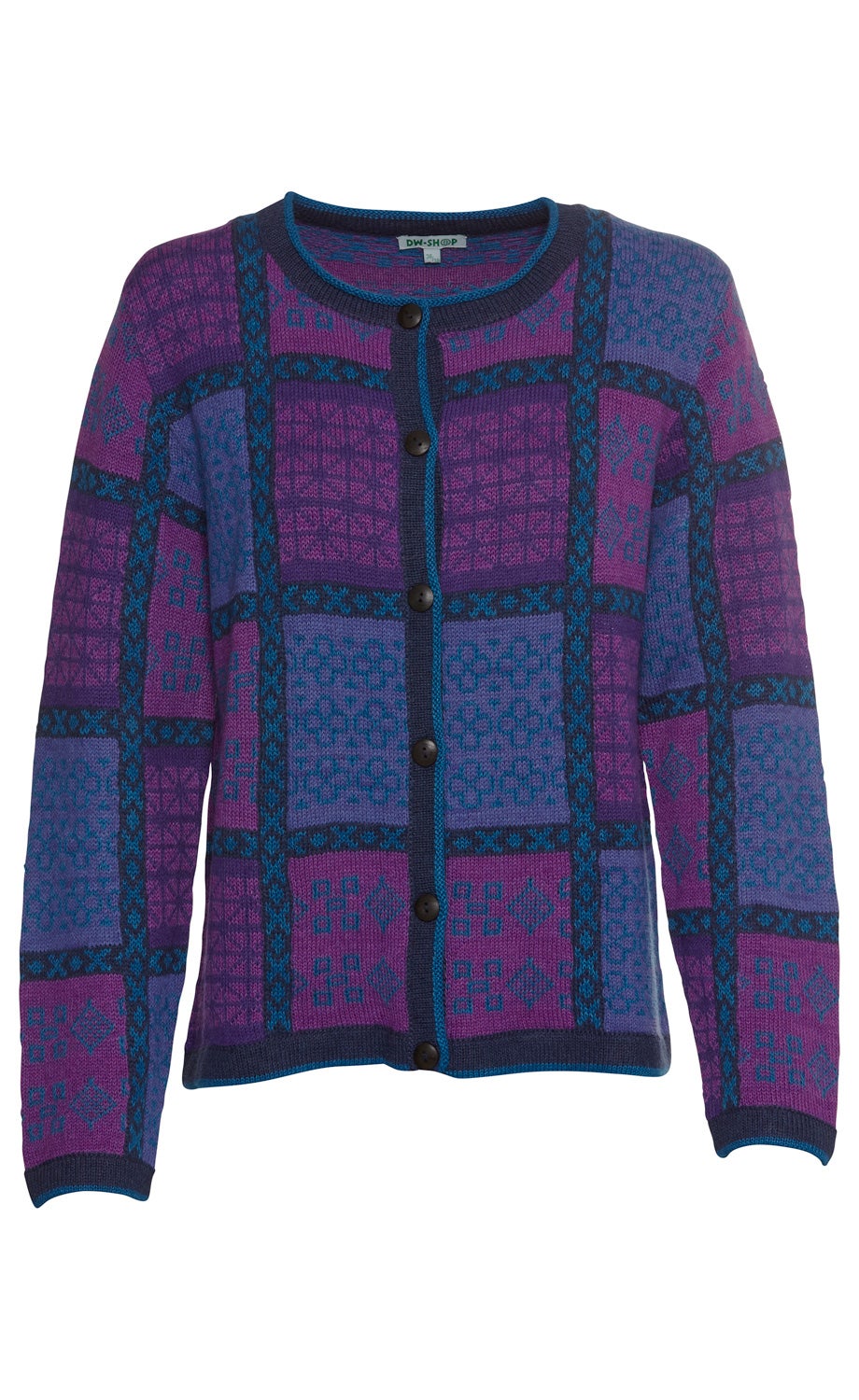 Alpaka-Strickjacke