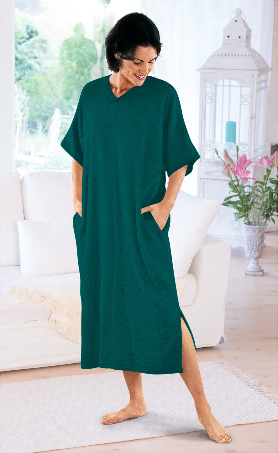 Baumwoll-Hauskleid