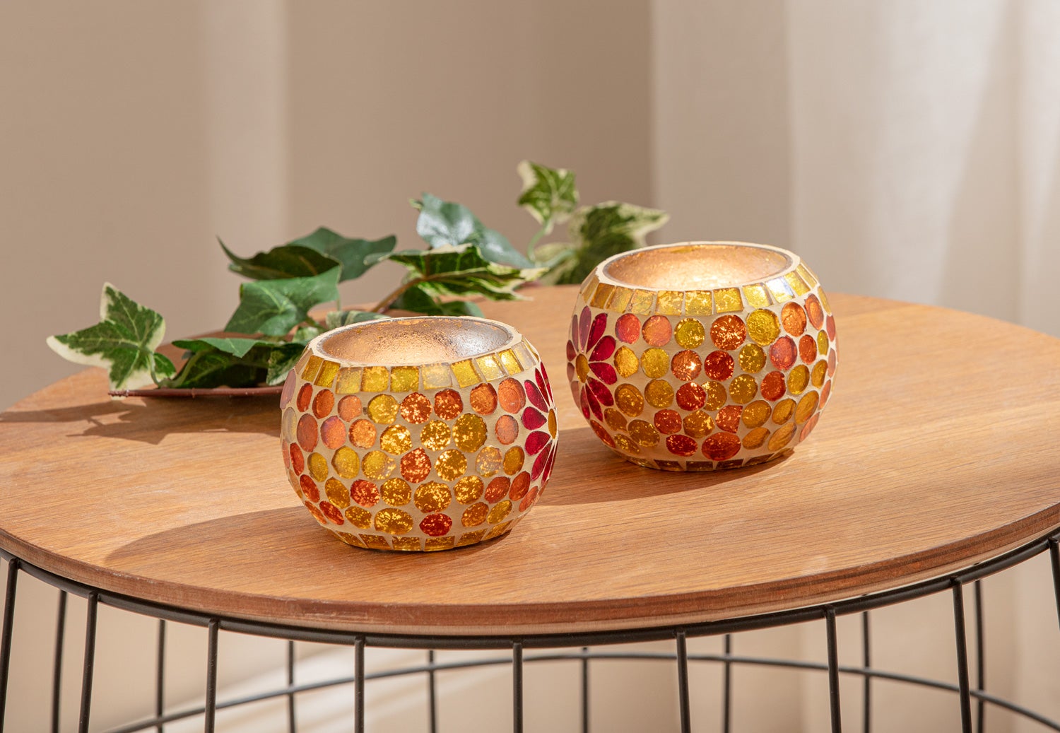 Teelichthalter 2/Set