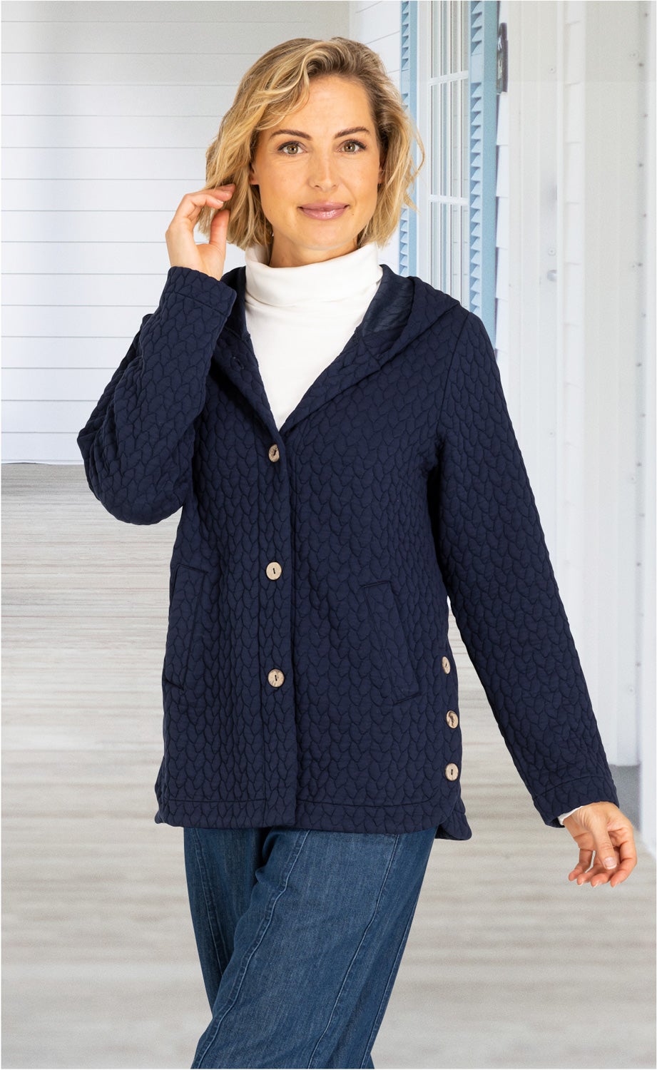 Viskose-Mix Jacke