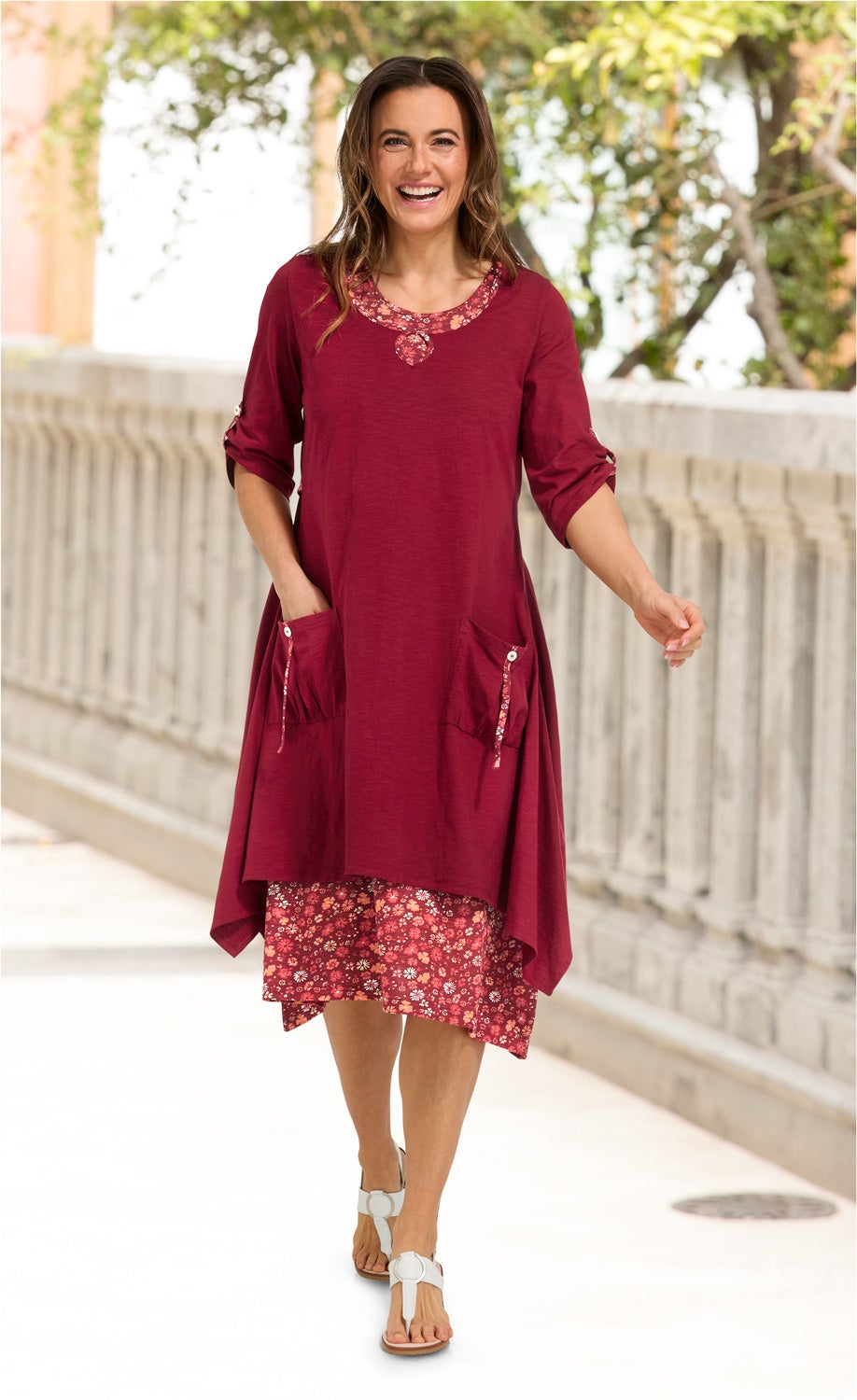 Baumwoll-Kleid