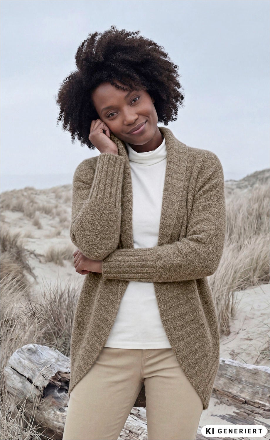 Woll-Mix-Strickjacke