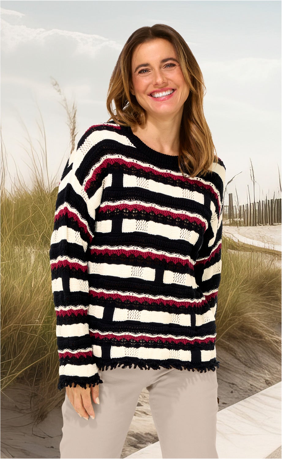 Baumwoll-Pullover