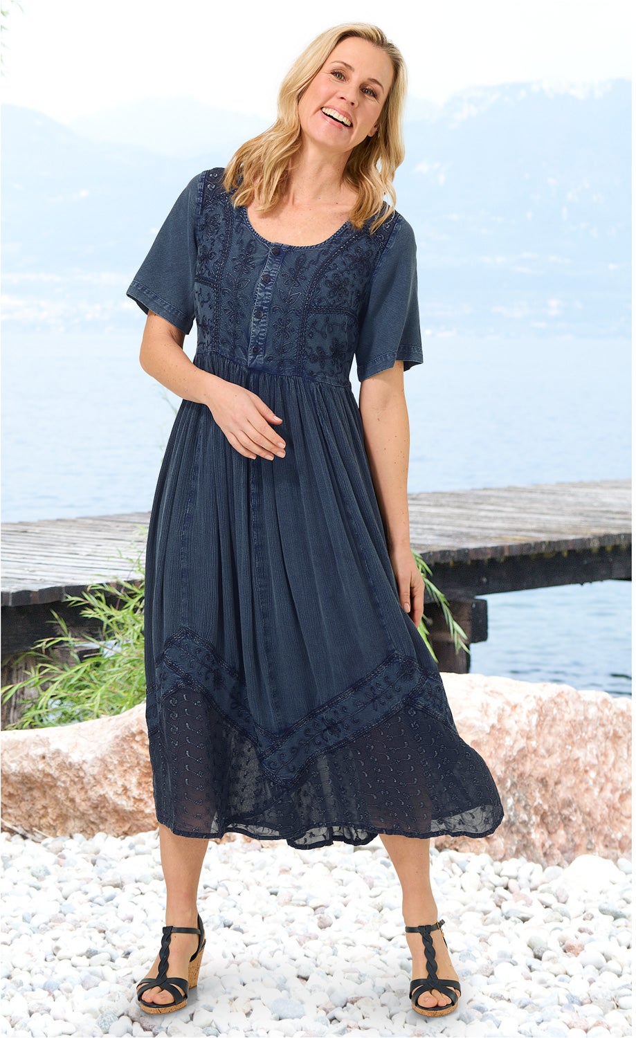 Viskose-Kleid