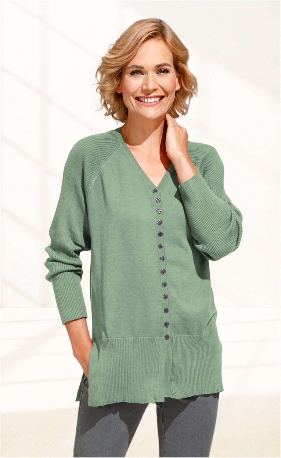 Baumwoll-Mix-Pullover
