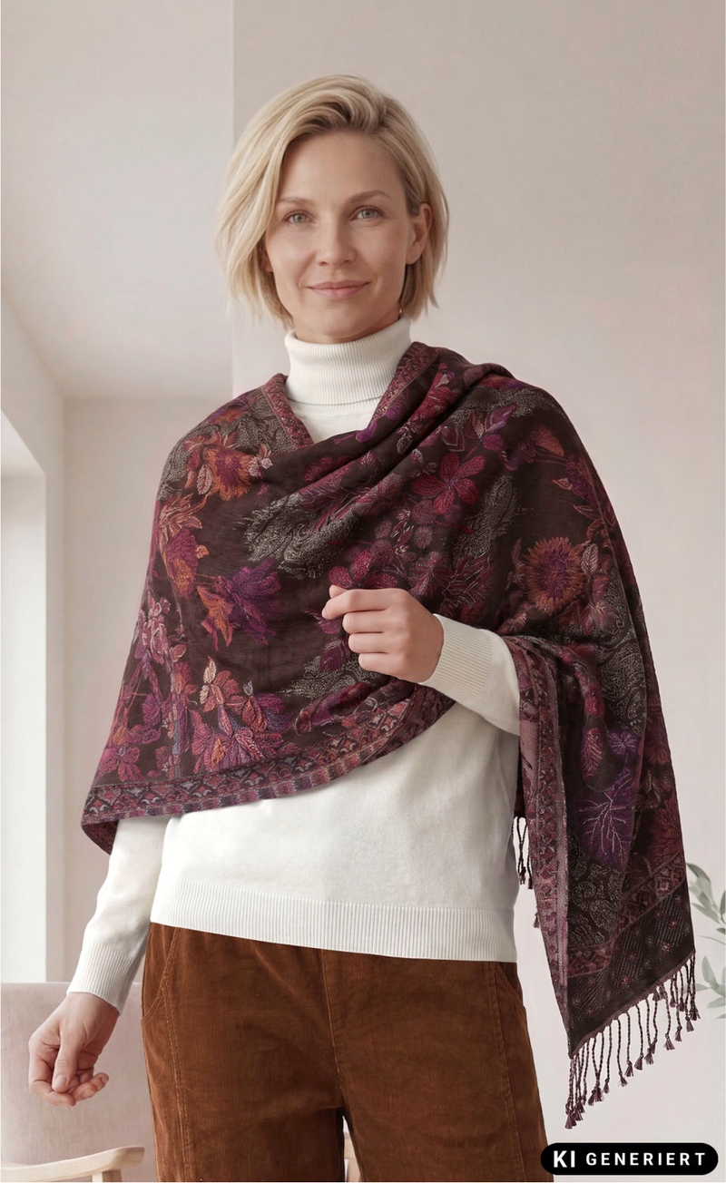 Jacquard-Schal 180x70
