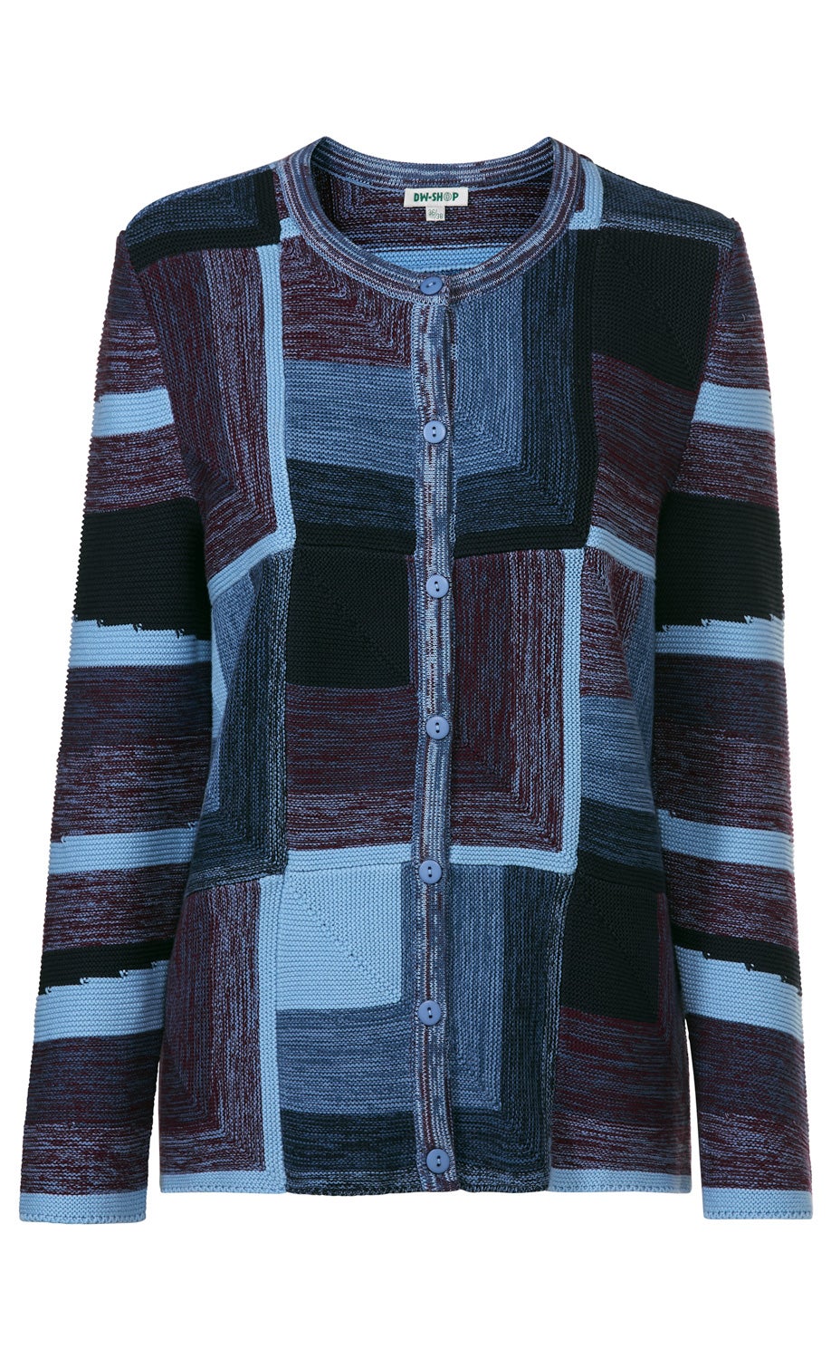 Baumwoll-Strickjacke