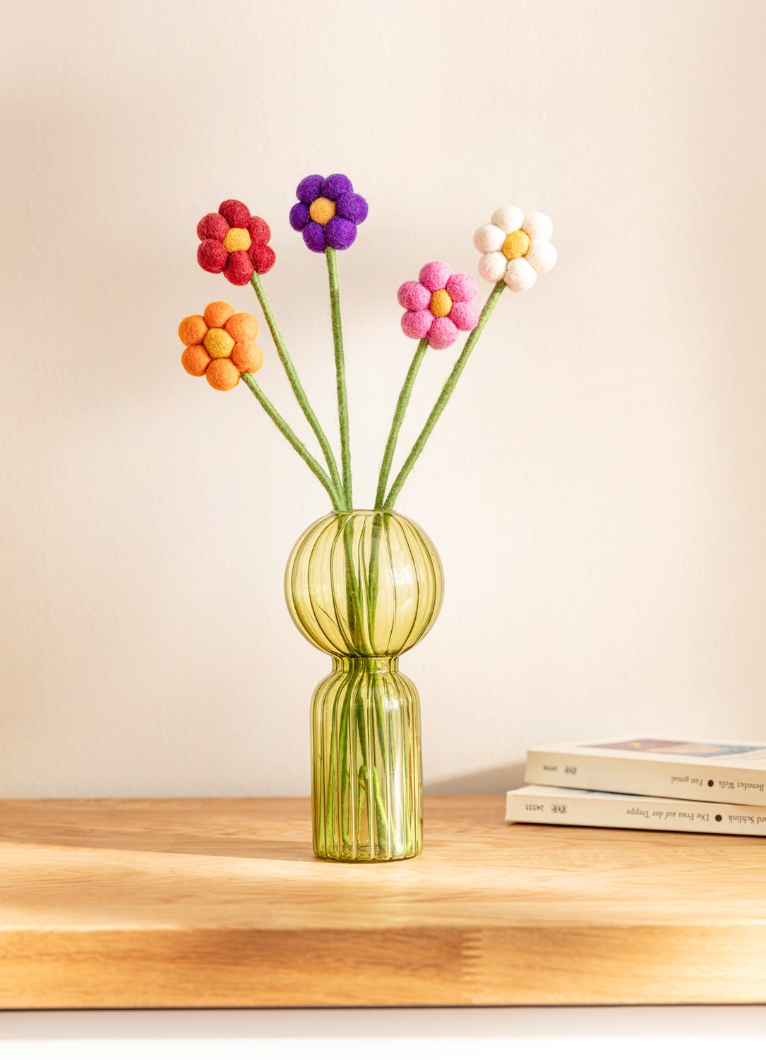 Filz-Blumen 5/set