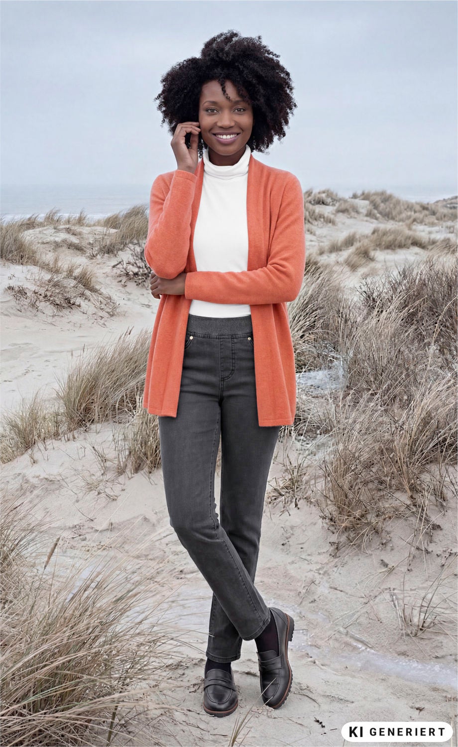 Kaschmir-Strickjacke