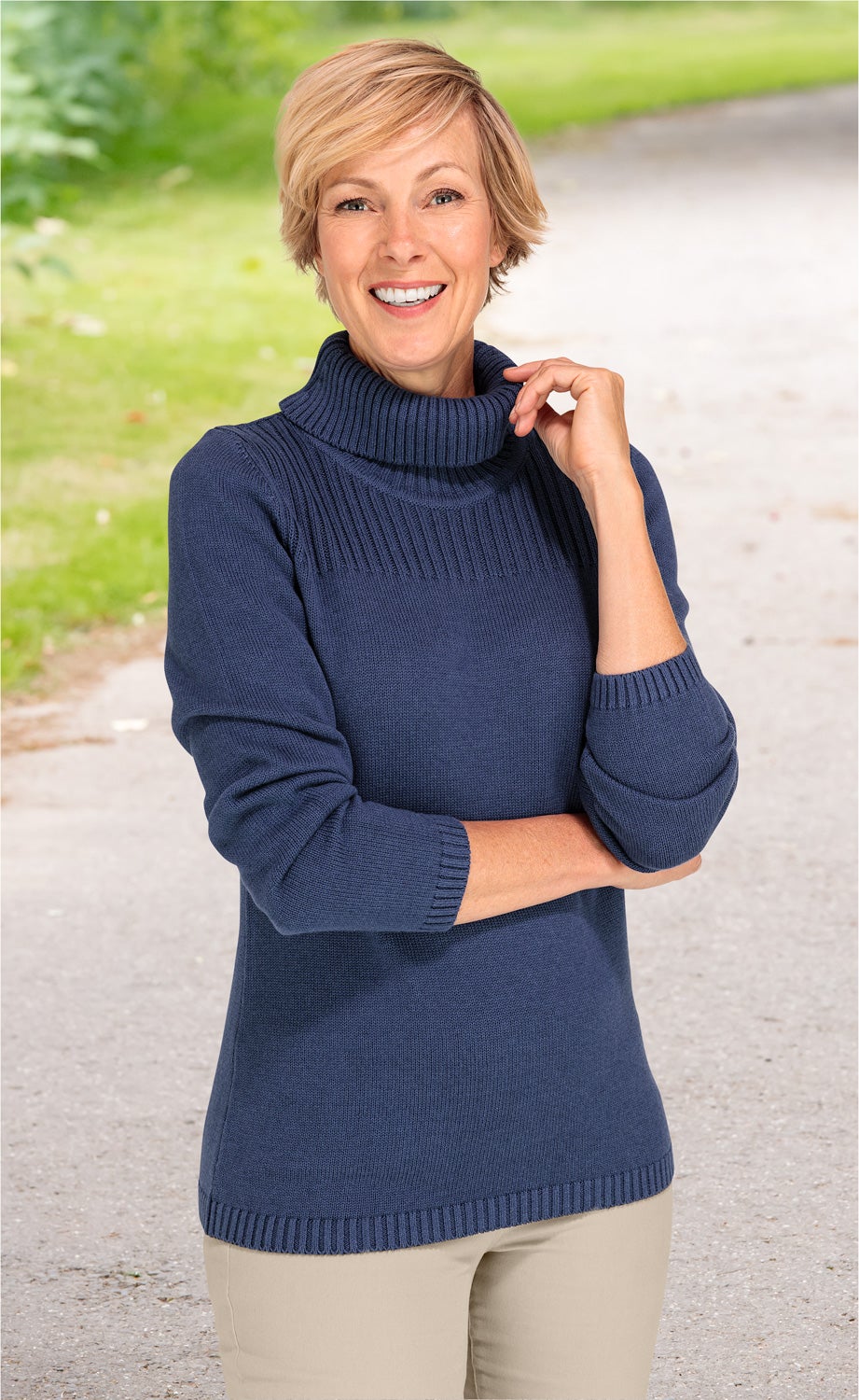 Baumwoll-Mix-Pullover