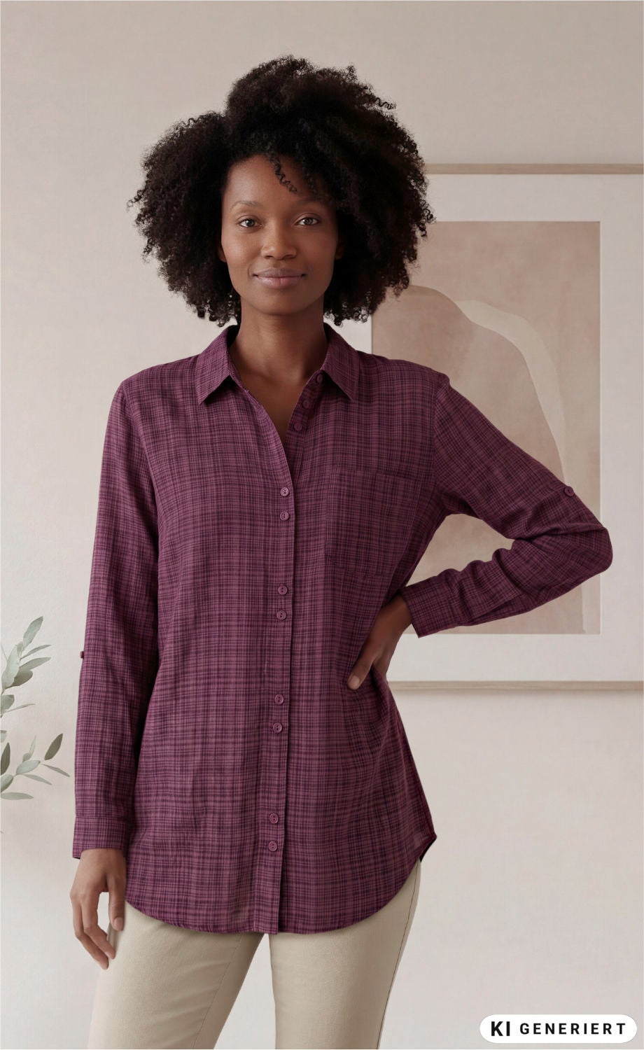 Viskose-Mix-Bluse