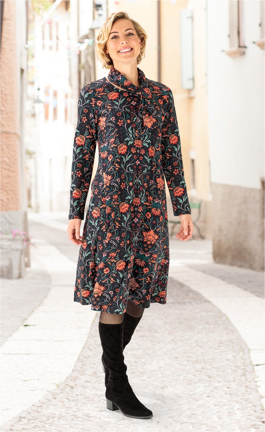 Baumwoll-Mix-Kleid
