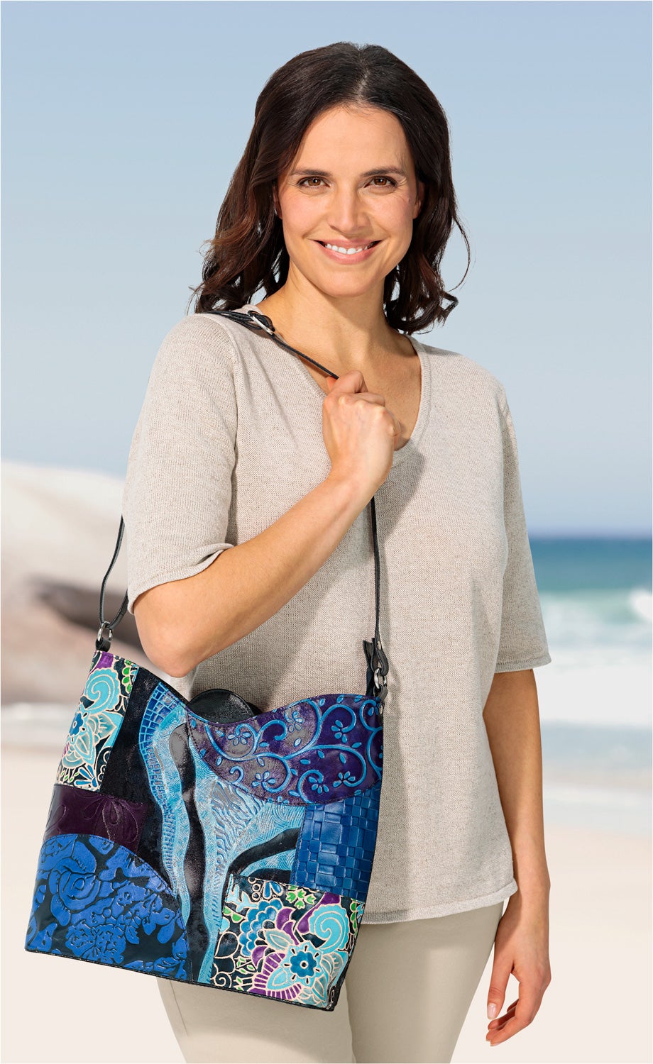 Ledertasche 27x28x10cm