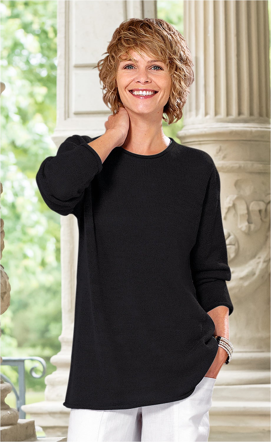 Baumwoll-Pullover