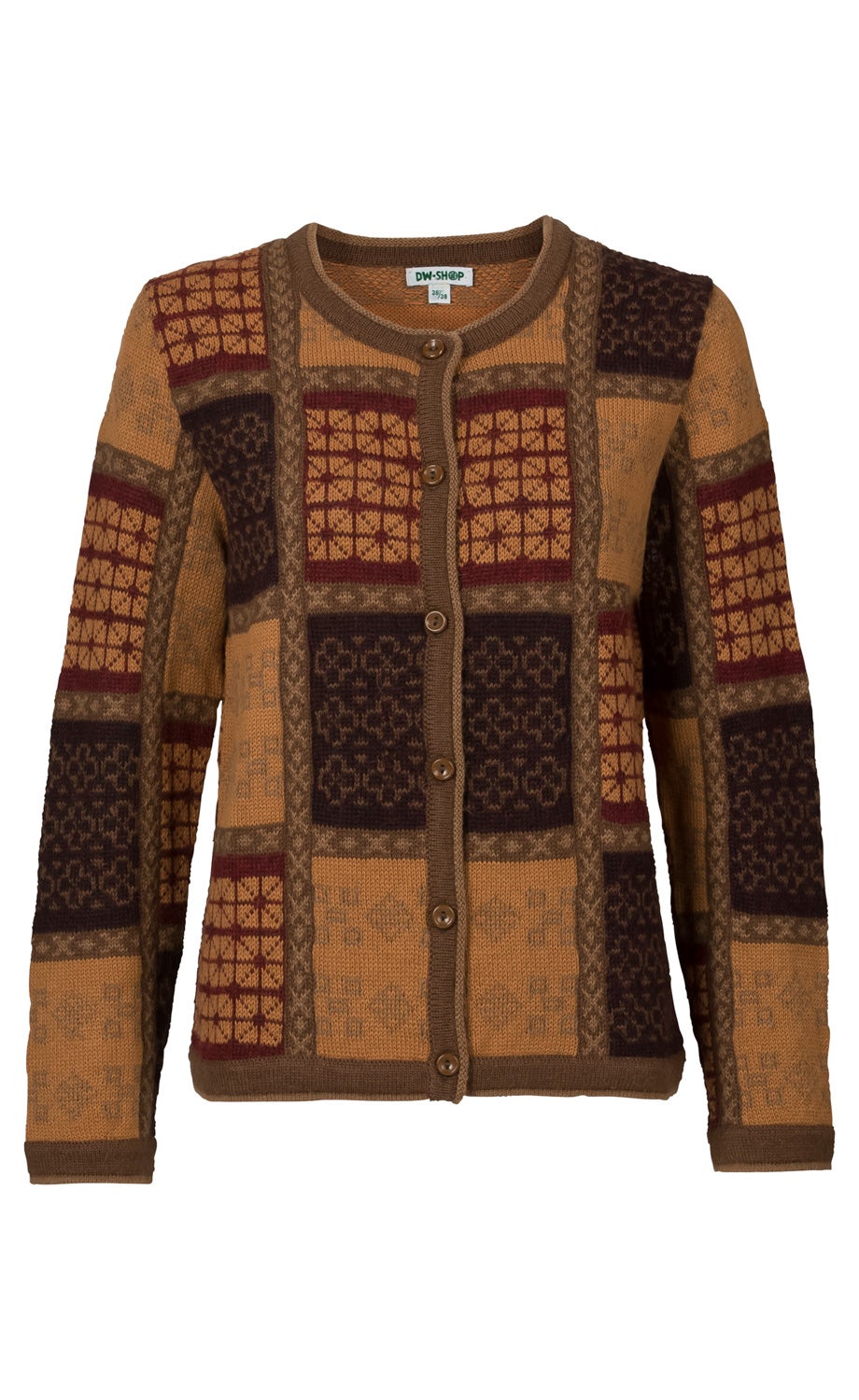 Alpaka-Strickjacke