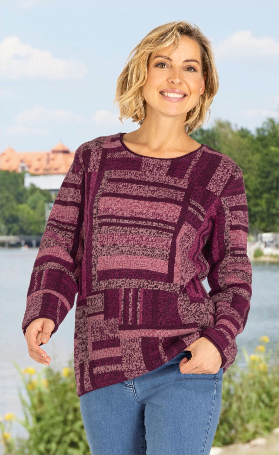 Baumwoll-Pullover