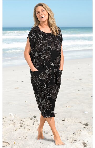 Viskose-Mix-Kleid 