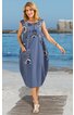 Leinen-Mix-Kleid 