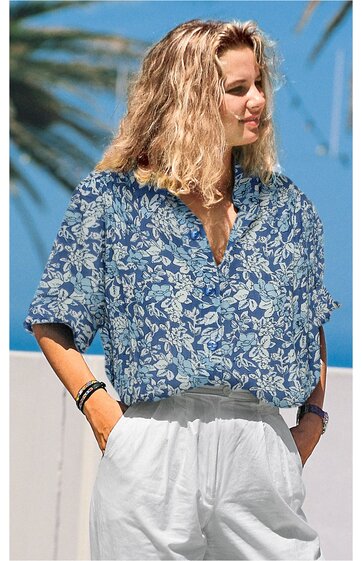 Viskose-Mix-Bluse 