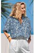 Viskose-Mix-Bluse 
