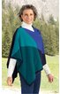 Baumwoll-Mix-Poncho 