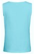Ärmelloses Tanktop in hellblau, ohne Muster, rundhalsausschnitt, gerade geschnitten