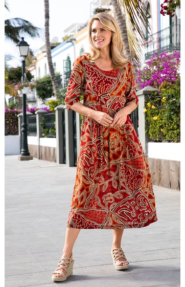 Viskose-Kleid