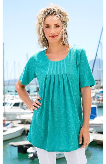 Baumwoll-Leinen-Shirt