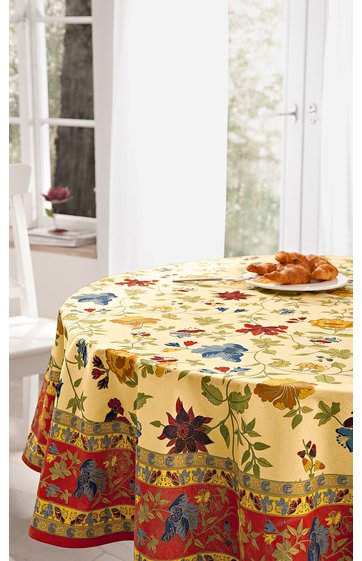 Tischdecke geblümt