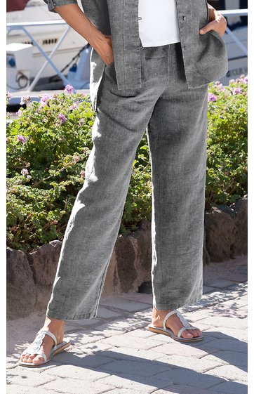 Leinen-Hose