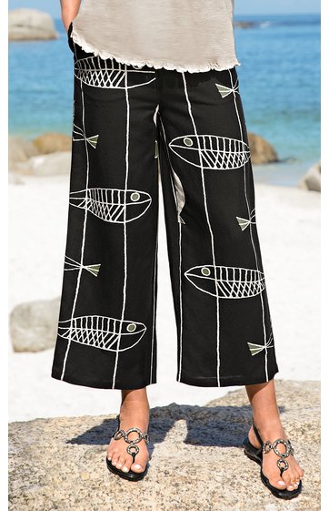 Leinen-Mix-Hose