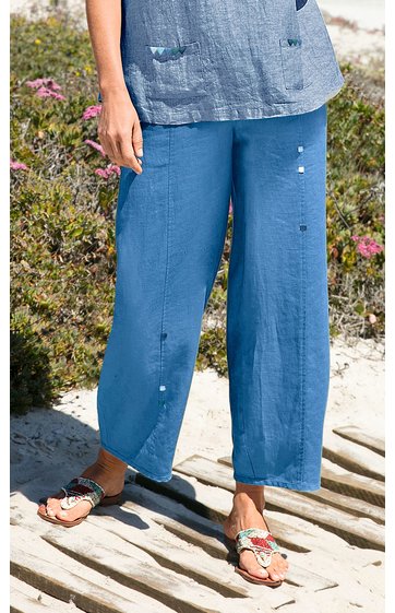 Leinen-Hose