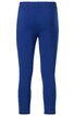 Blaue Kinderleggings, einfarbig, elastischer Bund, schmal geschnitten, knie- bis knöchellang