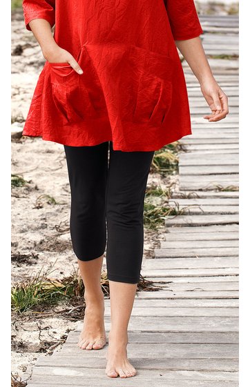 Leggings in Schwarz