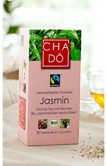 Teebeutel Jasmin-Grüntee