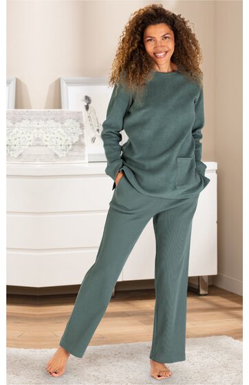 Baumwoll-Fleece-Pullover 