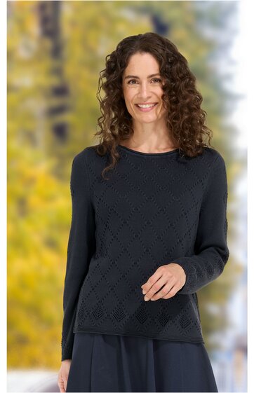 Baumwoll-Mix-Pullover 