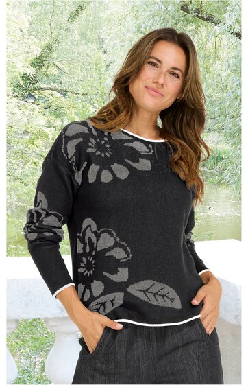 Baumwoll-Mix-Pullover 