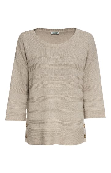 Leinen-Mix-Pullover