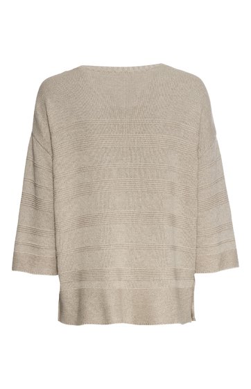 Leinen-Mix-Pullover