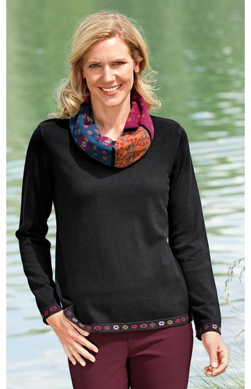 Baumwoll-Pullover