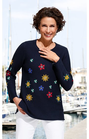 Baumwoll-Pullover